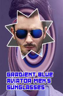 Blue aviator sunglasses online